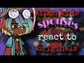 Alive auafton kids spouses react to originals  fnaf  gacha my aus