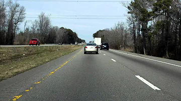 Interstate 95 - North Carolina (Exits 33 to 40) northbound