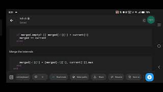 Merge Overlapping Intervals in Ruby: Step-by-Step Code Solution