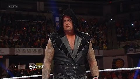 WWE Raw 2/24/14 The Undertaker Return