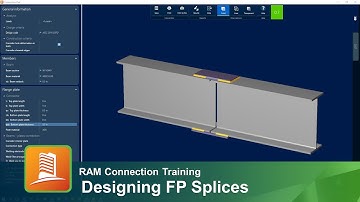 Designing Flange Plate (FP) Splice Connections in RAM Connection