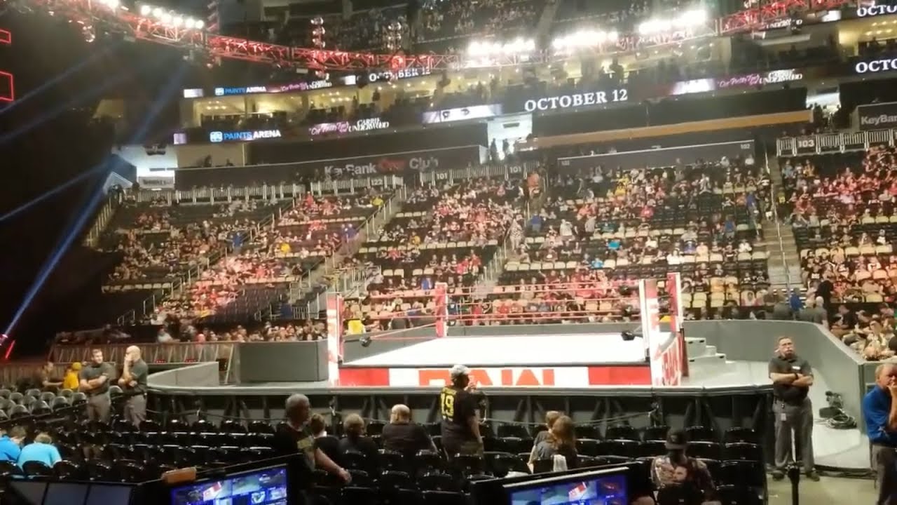 Big T Live At WWE Monday Night Raw At The PPG Paints Arena In