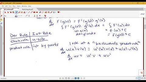 Introduction to Integration by Parts (Section 7.1, part 1)