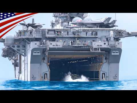 F-35Bs & ACVs in Action – America’s Powerful Amphibious Assault Ship