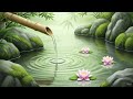 8 🌿 Gentle Bamboo Water Flow & Soft Piano 🌙 Relaxing Music for Meditation, Sleep & Emotional Balance