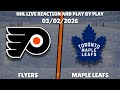Flyers vs Maple Leafs | Philadelphia Flyers vs Toronto Maple Leafs | Live Reaction