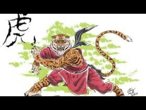 1 , watching and learning Kung fu moves ; tiger Kung fu tutorial step by step combo