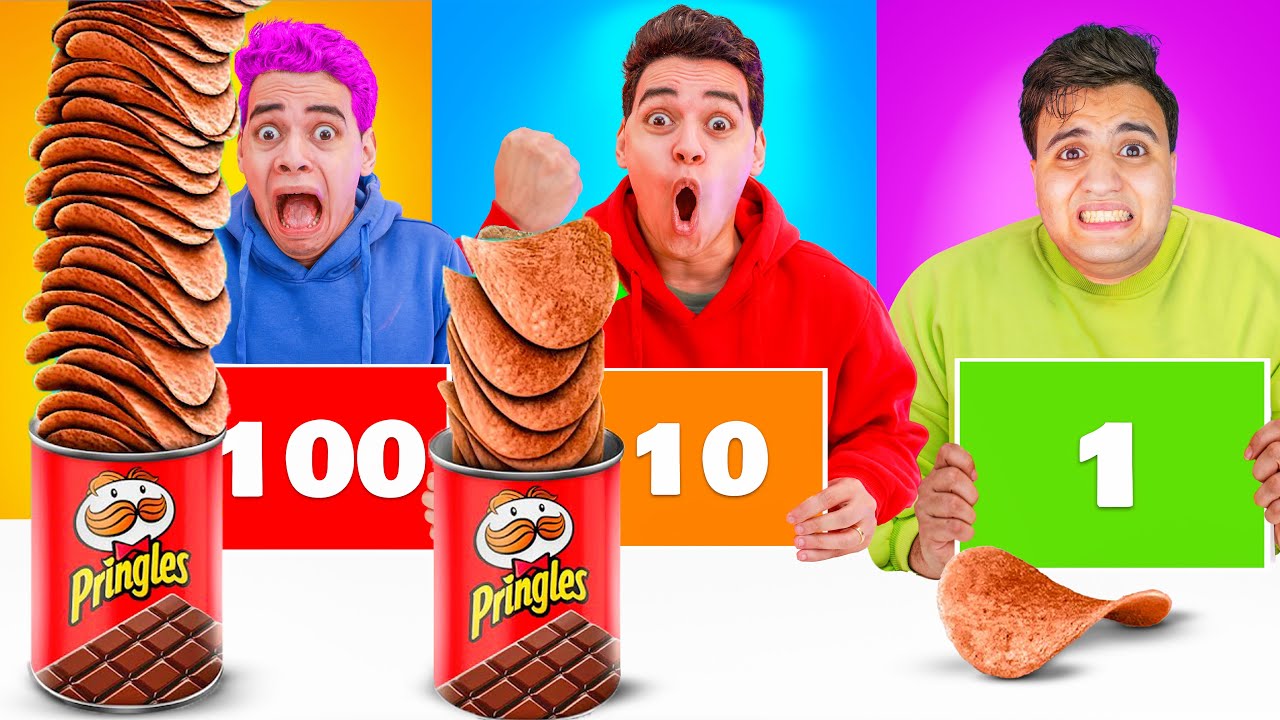 تحدي لا تختار الرقم الخطأ ❌ صبغنا شعره باربي 😱