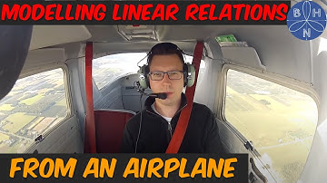 How to Model Linear Relations: Tables, Graphs, Equations, and Words [FROM AN AIRPLANE] | BHNmath
