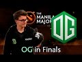 OG in Manila Major finals — tense match vs Newbee, Miracle Invoker