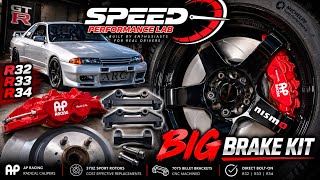 Nissan Skyline Big Brake Kit AP Racing 14 for  R32 R33 R34 | Speed Performance Lab Upgrade