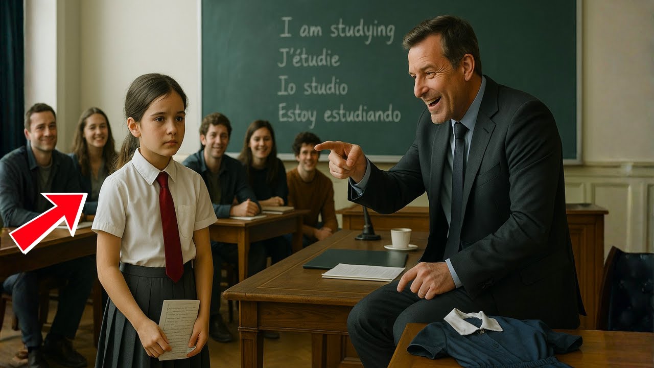 Дъщерята на сервитьорката беше подигравана в час — после поправи професора на три езика.