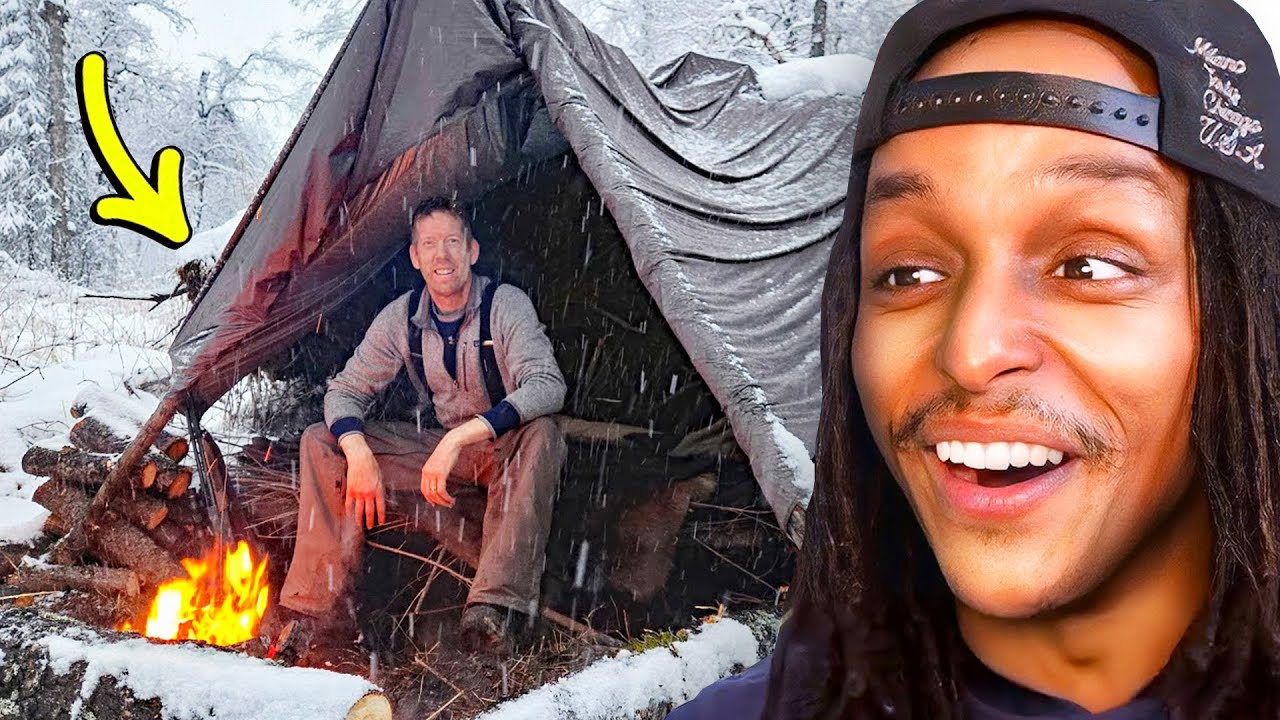 He Survived A Snowstorm Without A Tent...