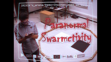 Paranormal swarmctivity: a ghostly robot swarm that learns from demonstrations!