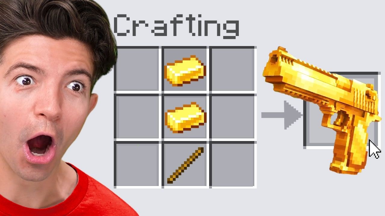 Minecraft, But Crafts Are GUNS!