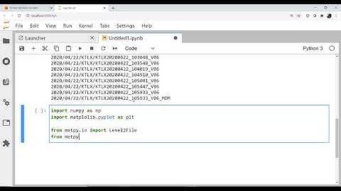 MetPy Mondays #140 - S3 Radar Archive Data