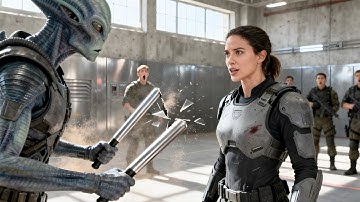 The Drill Instructor Broke His Baton on Her Armour — The Human Said, ‘My Turn?’ | Sci-Fi | HFY