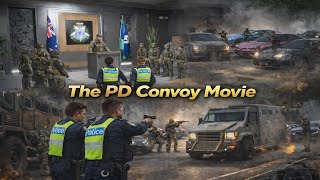 The PD Convoy Movie: Evidence Escort Gone Wrong #fivem #gta