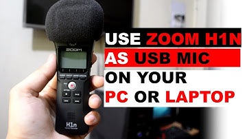Using a Zoom H1n as a USB MIC | How to use Zoom H1n as a USB Mic | Technical Vids
