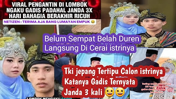 Pengantin Viral Ngaku Gadis⁉️ Ternyata Janda 3 kali