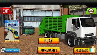 Offroad Garbage Truck: Driving Games - Android Gameplay | الطرق الوعرة شاحنة القمامة: ألعاب القيادة screenshot 5