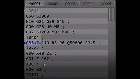 Fanuc G90 Cycle Example 04 |CNC PROGRAMME | CNC SIMULATION | Fanuc |