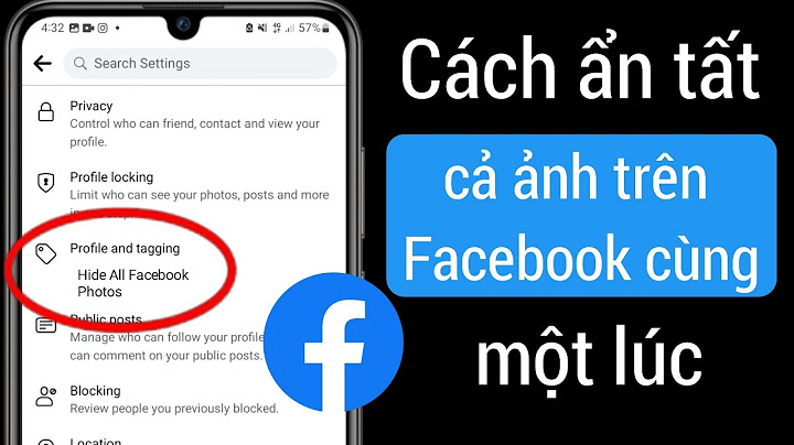 Hướng dẫn ko cho người khác xem ảnh trên face