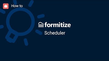 Formitize Scheduler