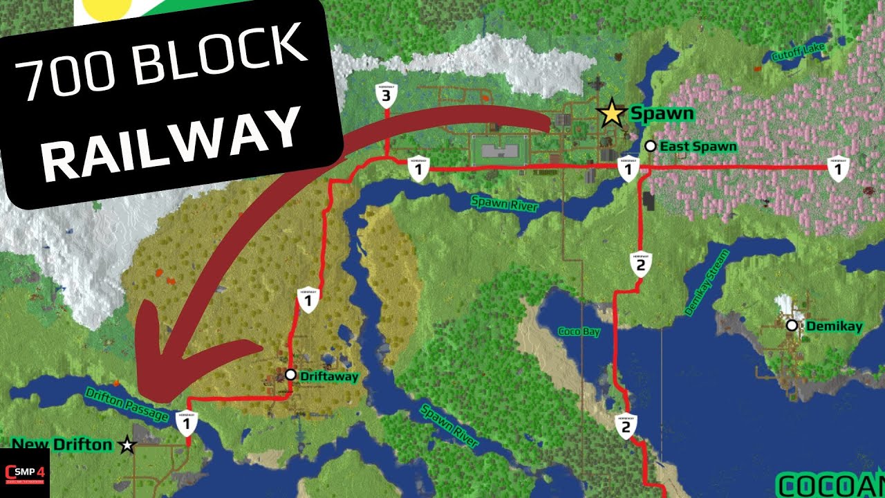 I Constructed A 700 BLOCK RAILWAY - CSMP 4 - YouTube