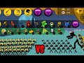 Custom 999 Archidon Golden VS King Zombie And Army Zombies Mini⚔️Stick War Legacy Hack🗡️KasubukTQ