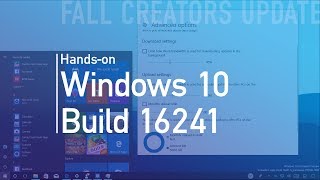 Windows 10 build 16241: Hands-on with password recovery, update bandwidth control, Fluent Design