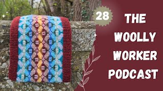 The Woolly Worker Knitting Podcast Ep28 - helix sample, marie wallin test, and striped summer tee!