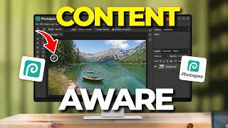 How To Use Content Aware In Photopea | Tutorial 2026