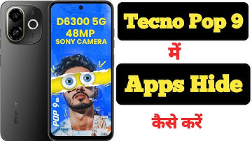 How to hide apps in Tecno Pop 9 || Tecno Pop 9 me app kaise hide kare ||