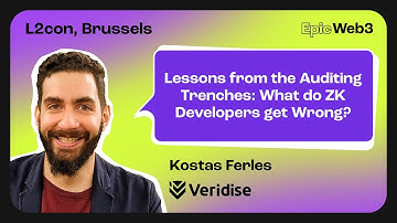 Lessons from the Auditing Trenches: "What do ZK Developers get Wrong?" by Kostas Ferles, Veridise