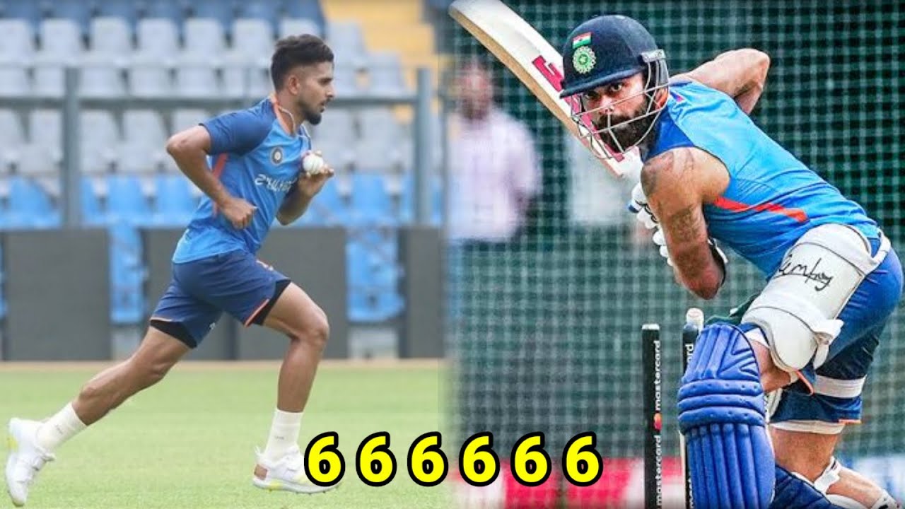 Virat Kohli hits 6* sixes in 6* balls in Team India practice session ...