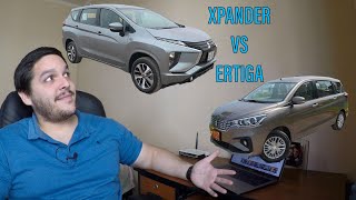 Mitsubishi Xpander VS Suzuki Ertiga DUELO DE MUTIPROPOSITOS  Comparativa Insideautos