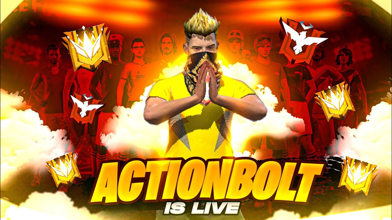 Push To Region Top 1 Grandmaster - Actionbolt Is Live - Free Fire Live ...