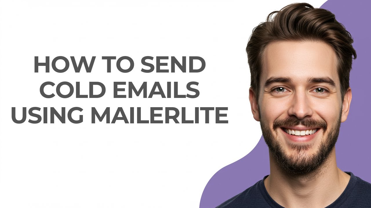 How to Send Cold Emails Using Mailerlite - GUIDE! - YouTube