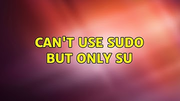 Ubuntu: Can