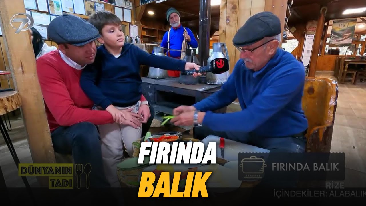 Mehmet Amca Sobada Kiremitte Balık Yapıyor | Dünyanın Tadı Rize