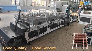 Full automatic cardboard partition assembler machine