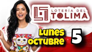 Resultado Loteria Del Tolima Lunes 5 De Octubre 2026