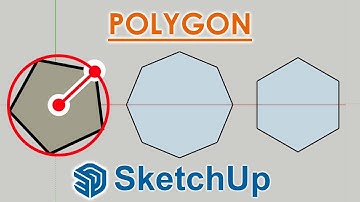 How to Draw Polygon in SketchUp with Measurement Complete Guide - English Tutorial