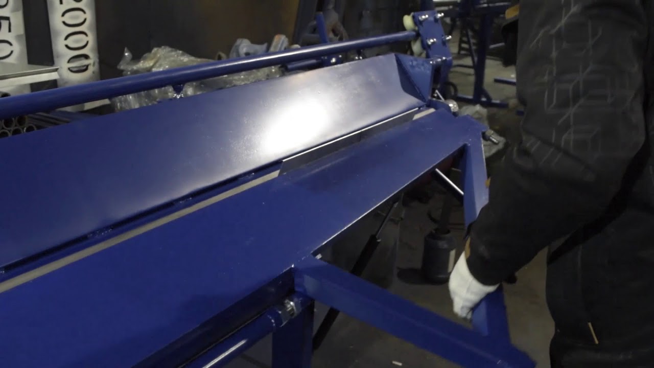 Изготовление оконных отливов на листогибах Металстан ЛБМ 2000; 2500 ...