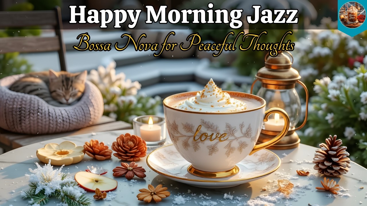 Happy Morning Jazz ☕ Cozy Bossa Nova Winter Ambiance for Peaceful Thoughts