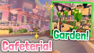 Cafeteria And Garden Area In New School Royale High Leaks