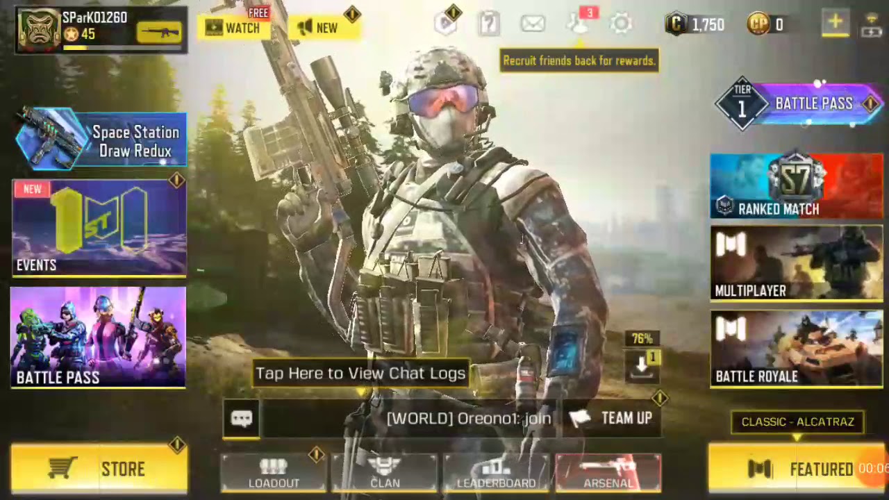 checking the new update (call of duty) YouTube