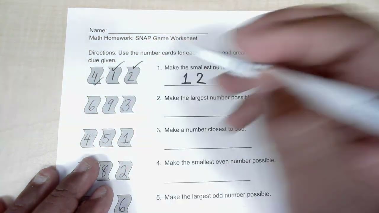 Math HW 9/8/2025: SNAP Game