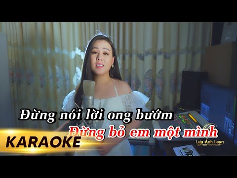Karaoke Em Cũng Cần Một Bờ Vai - Lưu Ánh Loan | Beat Gốc